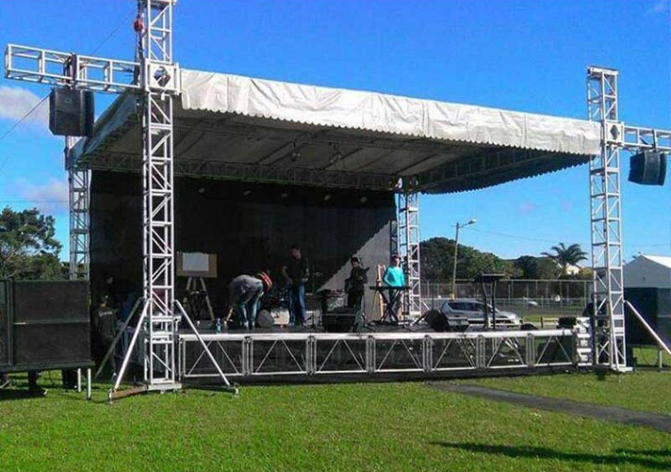 OEM de encargo del braguero de la espiga de las luces de DJ del sistema de visualización del braguero de aluminio