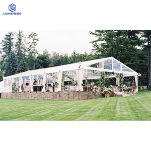 Carpa transparente para eventos y fiestas de bodas con marco de aluminio de alta calidad y 300 asientos a la venta