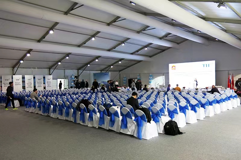 Carpa grande de exposición con marco de aluminio de alta calidad 