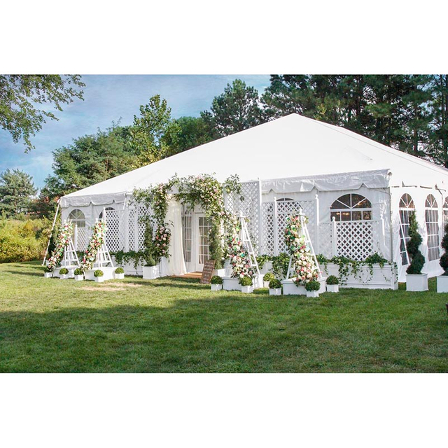 Carpa de boda grande con marco de aluminio