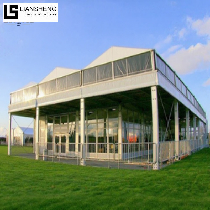Carpa de dos pisos – Carpa para eventos de dos pisos con estructura de aluminio