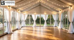Tienda transparente de carpa de boda de PVC para eventos de fiesta al aire libre