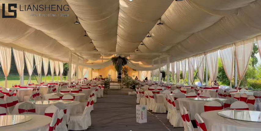 Grandes carpas para bodas para una gran celebración