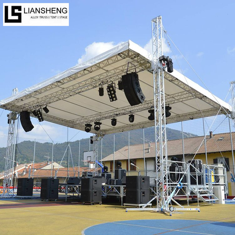 Armazón de aluminio pequeño: armazón portátil liviano para iluminación de eventos y montaje de escenarios