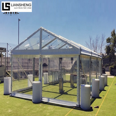 Carpa transparente: estructura clara y elegante para eventos de lujo