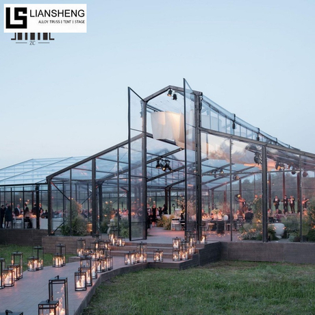 Carpa Atrium: estructura elegante para eventos grandes para bodas y exposiciones