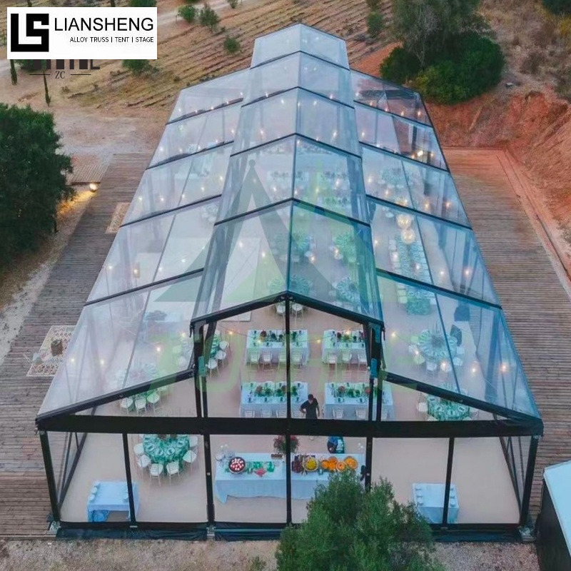 Carpa Atrium: estructura elegante para eventos grandes para bodas y exposiciones